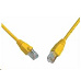 Solarix Patch kabel CAT5E SFTP PVC 2m žlutý snag-proof C5E-315YE-2MB