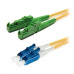Duplexní patch kabel SM 9/125, OS2, E2000(APC)-LC(PC), LS0H, 2m