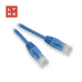 LYNX UTP patch kabel Cat5e, PVC, CCA, 15m, modrý