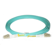 Duplexní patch kabel MM 50/125, OM3, LC-LC, LS0H, 0,5m