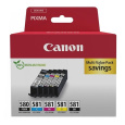 Canon CARTRIDGE PGI-580/CLI-581 BK/CMYK MultiPack pro PIXMA TS615x, TS625x, TS635x, TS815x, TS825x (200 str.)