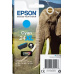 EPSON ink bar Singlepack "Slon" Cyan 24XL Claria Photo HD Ink