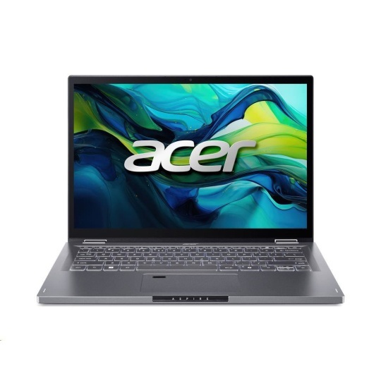 BAZAR - ACER NTB Aspire Spin 14 (ASP14-52MTN-71AC),Ultra7-155U,14"WUXGA,32GB,1TB SSD,Intel Graphics,W11H,Gray - Poškozen