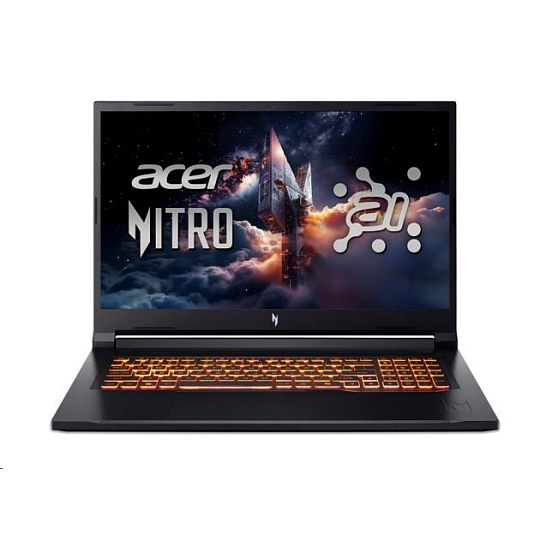 ACER NTB Nitro V 17 AI (ANV17-41-R53A),Ryzen 7 260,17.3"FHD,16GB,512GB SSD,RTX 5050,W11H,Black