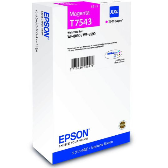 EPSON Ink bar WF-8090 / WF-8590 Ink Cartridge XXL Magenta - 7000str. (69 ml)