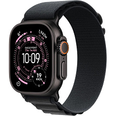 Apple Watch Ultra 3 GPS + Cellular 49mm Black Titanium Case with Black Alpine Loop - Medium Apple Watch Ultra 3 GPS + Cellular 49mm Black Titanium Case with Black Alpine Loop - Medium