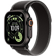 Apple Watch Ultra 3 GPS + Cellular 49mm Black Titanium Case with Black/Charcoal Trail Loop - S/M