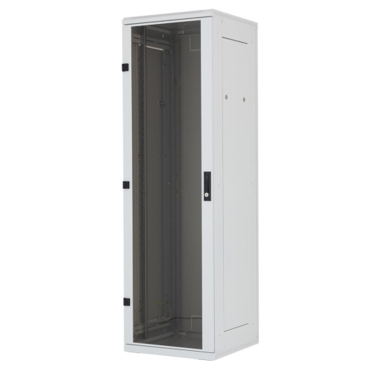 TRITON 19" rozvaděč stojanový RMA 18U 600x1000, 800kg, skleněné dveře, svařovaný, šedý