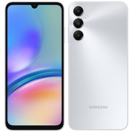 BAZAR - Samsung Galaxy A05s (A057), 4/128GB, LTE, EU, stříbrná - rozbaleno, odřený roh