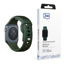3mk Silicone Watch Strap pro Apple 38/40/41 mm Dark Green