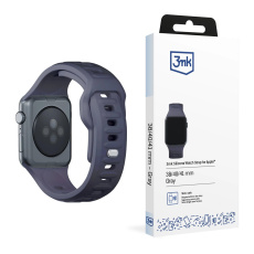 3mk Silicone Watch Strap pro Apple 38/40/41 mm Gray