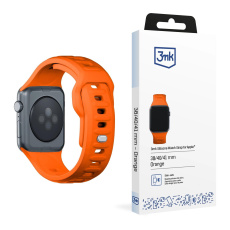 3mk Silicone Watch Strap pro Apple 38/40/41 mm Orange