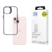 3mk ochranný kryt Satin Armor Case+ Purple pro Apple iPhone 15