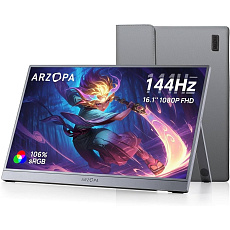 Arzopa Z1FC Portable Monitor 16.1" 144hz IPS Full HD 1080p Metal Housing Přenosný monitor + pouzdro