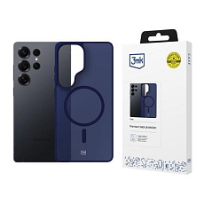 3mk ochranný kryt Smoke MagCase Blue pro Samsung Galaxy S25 Ultra