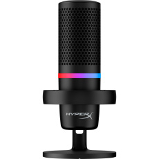 HyperX DuoCast - USB Microphone (Black) - RGB Lighting (HMID1R-A-BK/G) - Mikrofon