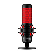 HyperX QuadCast - USB Microphone (Black-Red) - Red Lighting (HX-MICQC-BK) - Mikrofon