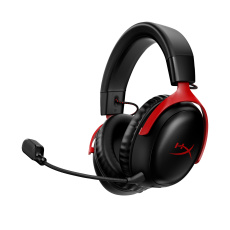 HyperX Cloud III Wireless BLK/RED GAM HEADSET - Sluchátka k PC