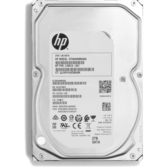 HP 2TB SATA 6Gb/s 7200  Enterprise HDD Supported on Personal Workstations