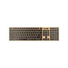 GENIUS Klávesnice Slimstar 7250BT, membránová, bezdrátová, béžová-černá