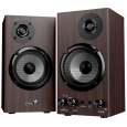 GENIUS Reproduktor SP-HF520BT, BT, 3.5mm jack, 20W, tmavé dřevo