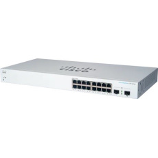 BAZAR - Cisco switch CBS220-16T-2G (16xGbE,2xSFP,fanless) - REFRESH - rozbaleno