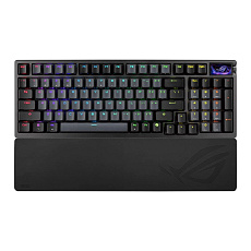 ASUS klávesnice ROG Azoth 96 HE, Mechanická, Bezdrátová, BT, RF 2.4GHz, US, černá ASUS klávesnice ROG Azoth 96 HE, Mechanická, Bezdrátová, BT, RF 2.4GHz, US, černá