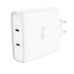 TRUST GaN Nabíječka MAXO 100W 2-Port, USB-C, bílá