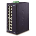 Planet ISW-1600T, switch, 16x 10/100Base-TX, ESD, DIN, IP30, -40~75°C