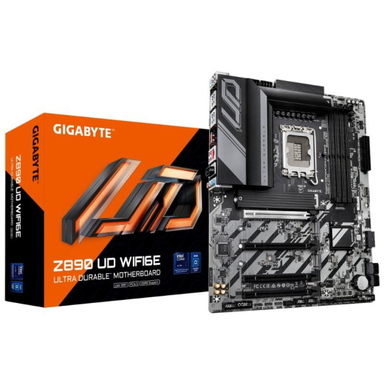 BAZAR - GIGABYTE MB Sc LGA1851 Z890 UD WIFI6E, Intel Z890, 4xDDR5, 1xDP, 1xThunderbolt, WiFi - Po opravě (Komplet)