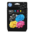 HP 963 CMYK Original Ink Cartridge 4-Pack (700 / 700 / 700 / 1,000 pages)