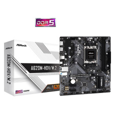 BAZAR - ASRock MB Sc AM5 A620M-HDV/M.2, AMD A620, 2xDDR5, HDMI, DP - Poškozený obal (Komplet)