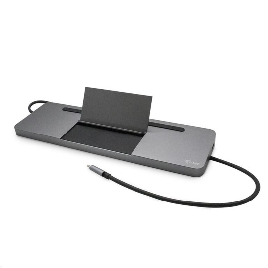 Bazar - iTec USB-C Metal Ergonomic 4K 3x Display Docking Station + Power Delivery 85 W, z opravy Bazar - iTec USB-C Metal Ergonomic 4K 3x Display Docking Station + Power Delivery 85 W, z opravy