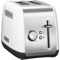 KitchenAid Classic topinkovač, 1100 W, 2 topinky, nastavitelná úroveň opekání, bílá