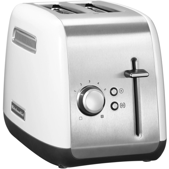 KitchenAid Classic topinkovač, 1100 W, 2 topinky, nastavitelná úroveň opekání, bílá