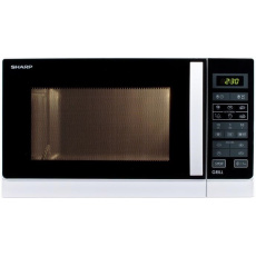 Sharp mikrovlnná trouba, 900 W / 1000 W, gril, bílá