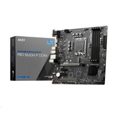 BAZAR - MSI MB Sc LGA1700 PRO B660M-P DDR4, Intel B660, 4xDDR4, 1xDP, 1xHDMI, 1xVGA, mATX - Po opravě (Bez příšlušenství