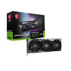 BAZAR - MSI VGA NVIDIA GeForce RTX 4070 Ti SUPER 16G GAMING X SLIM, 16G GDDR6X, 3xDP, 1xHDMI - Po opravě (Bez příšlušens