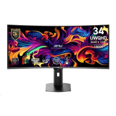 MSI LCD MPG 341CQR QD-OLED X36, 34", 3440x1440, QD OLED, 0,03 ms, VESA 100x100, Black MSI LCD MPG 341CQR QD-OLED X36, 34", 3440x1440, QD OLED, 0,03 ms, VESA 100x100, Black
