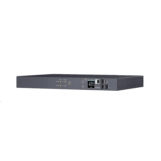 BAZAR - CyberPower Rack ATS Switched PDU, 1U, 16A, (8)C13, (2)C19, IEC C20 (2) - předváděcí
