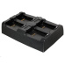 Datalogic Multi Battery Charger, recharges 4 spare batteries
