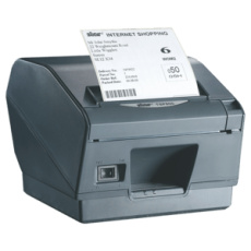 Star TSP847II, AirPrint, 8 dots/mm (203 dpi), cutter, dark grey