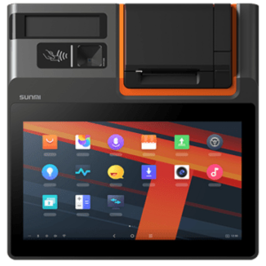 SUNMI T2 MINI, 29,5cm (11,6''), Full HD, CD, Scanner (2D), USB, RS232, BT, Ethernet, Wi-Fi, 4G, Android