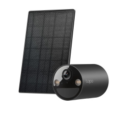 TP-Link Tapo C411 KIT venkovní kamera, solární panel (3MP, 2K QHD, 1296p, IR 9m, WiFi, micro SD card, IP65)