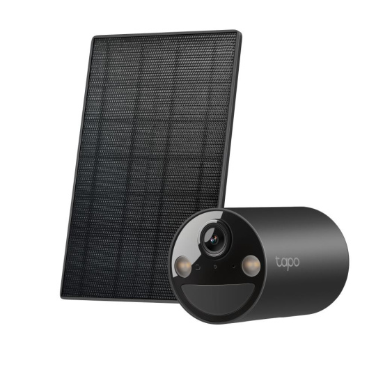 TP-Link Tapo C411 KIT venkovní kamera, solární panel (3MP, 2K QHD, 1296p, IR 9m, WiFi, micro SD card, IP65)
