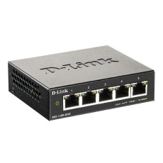BAZAR - D-Link DGS-1100-05V2 5-port Gigabit Smart Managed switch, fanless - Poškozený obal (Komplet)