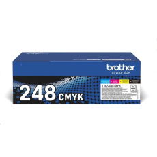 BAZAR - BROTHER Toner TN-248VAL - 1 000 stran - černý a barevné - pošk. obal