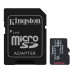 Kingston MicroSDXC karta 64GB microSDXC Industrial C10 A1 pSLC Card + SD Adapter