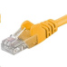 PREMIUMCORD Patch kabel UTP RJ45-RJ45 CAT5e 10m žlutá