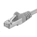 PREMIUMCORD Patch kabel CAT.6 F/UTP, RJ45-RJ45, AWG 26 15m šedá